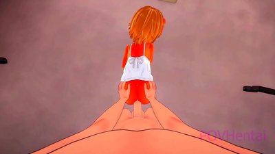 ንጥረ ነበልባል ጭራቅ ልጃገረድ